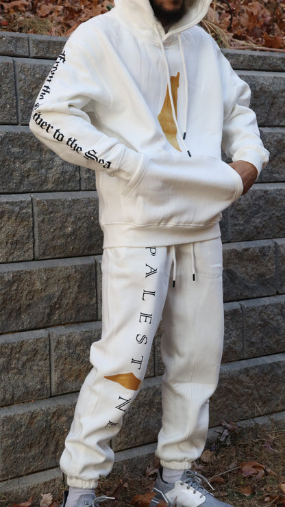 Gilded Uniform - White Hoodie