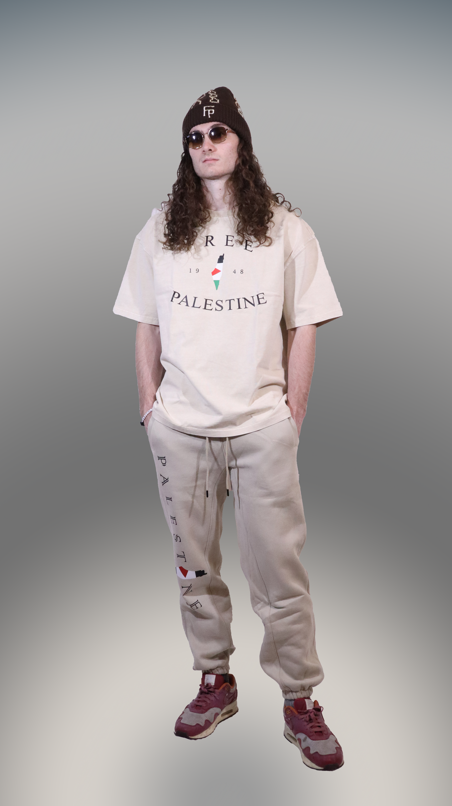 Beige Core Statement Tee