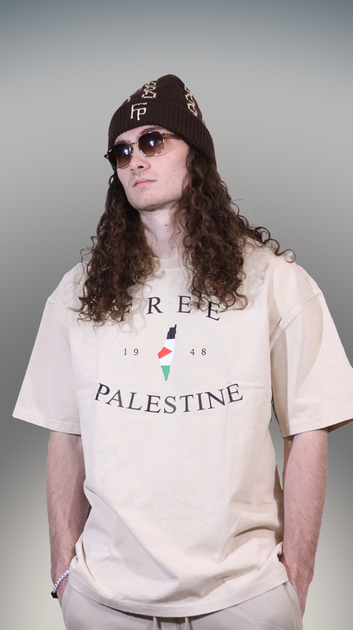 Beige Core Statement Tee