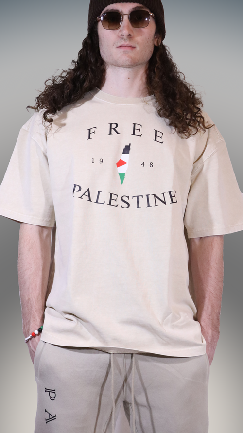 Beige Core Statement Tee