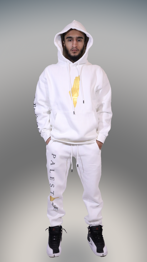 Gilded Uniform - White Hoodie