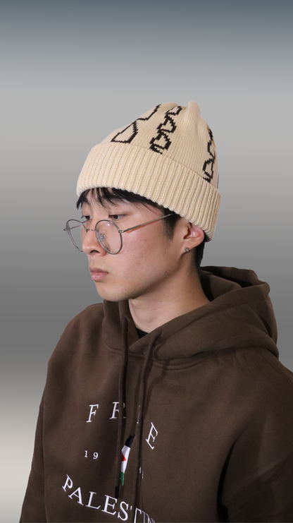 FP Yarn Beige Beanie